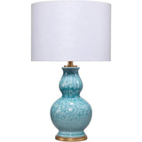 Blue Ceramic Whitney Table Lamp - LOOMLAN - Jamie Young - Table Lamps