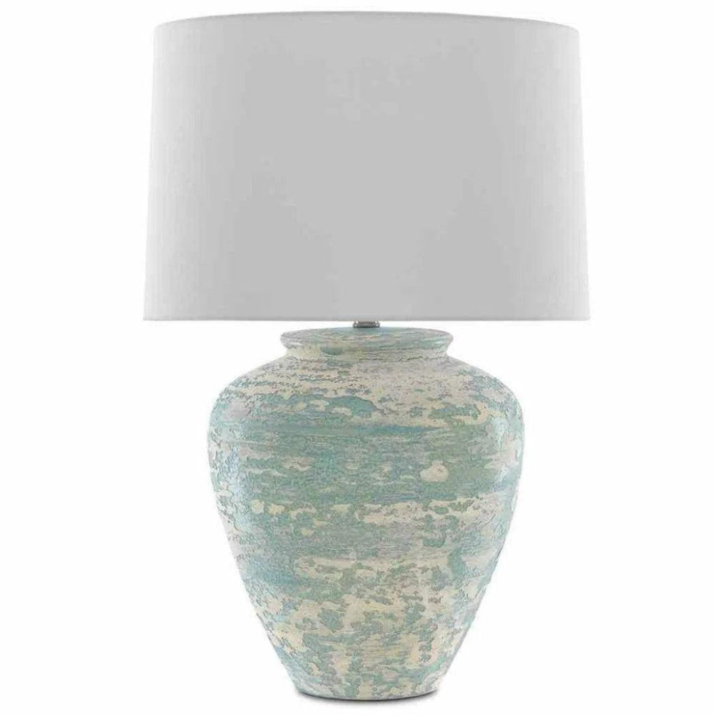 Blue Cream Mimi Table Lamp - LOOMLAN - Currey & Co - Table Lamps