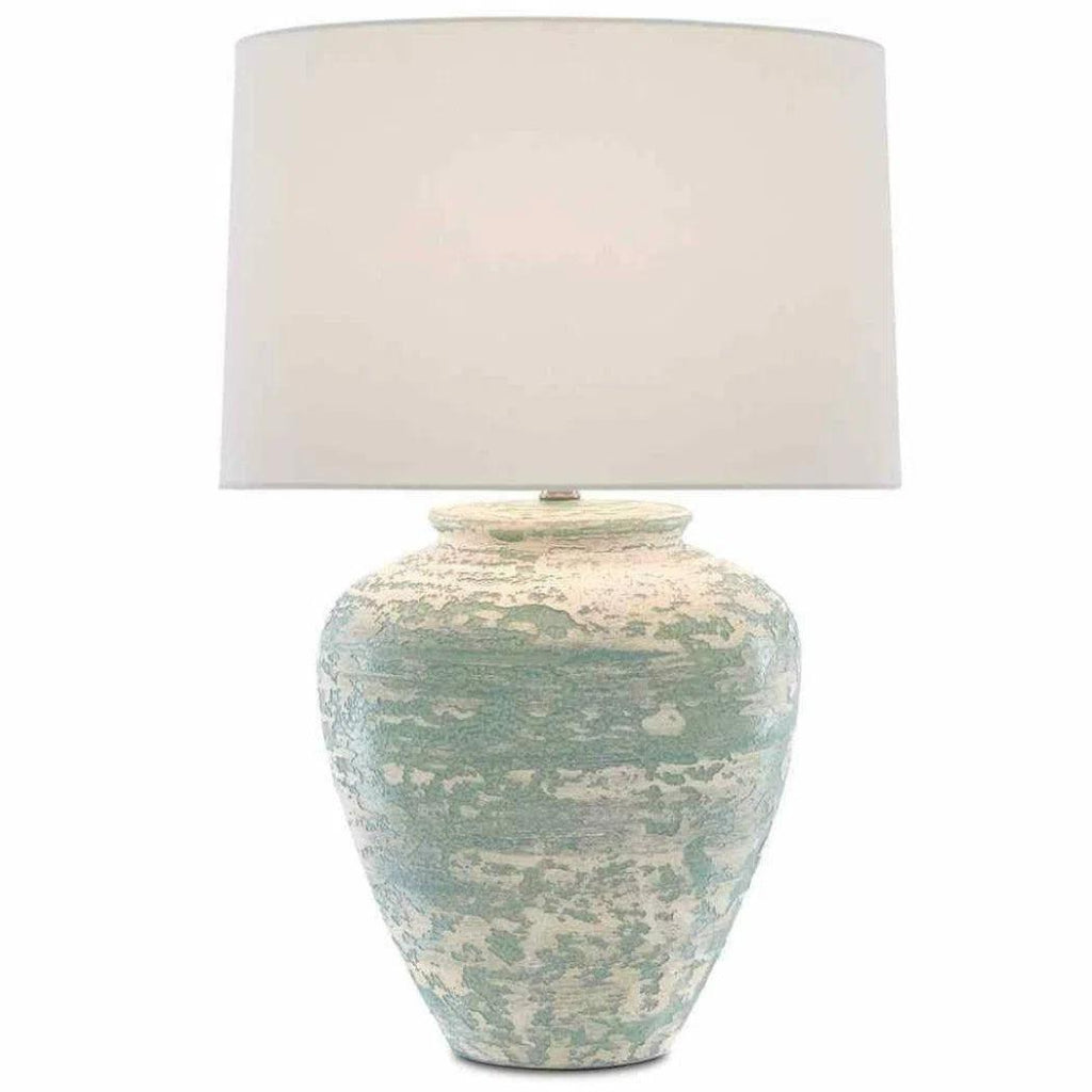 Blue Cream Mimi Table Lamp - LOOMLAN - Currey & Co - Table Lamps