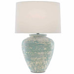 Blue Cream Mimi Table Lamp - LOOMLAN - Currey & Co - Table Lamps