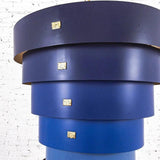 Blue Gold Leaf Graduation Small Chandelier By Koshitaka - LOOMLAN - Currey & Co - Chandeliers