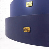 Blue Gold Leaf Graduation Small Chandelier By Koshitaka - LOOMLAN - Currey & Co - Chandeliers