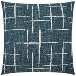 Blue Plaid Check Navy Large Throw Pillow Insert - LOOMLAN - D.V. Kap - Throw Pillows