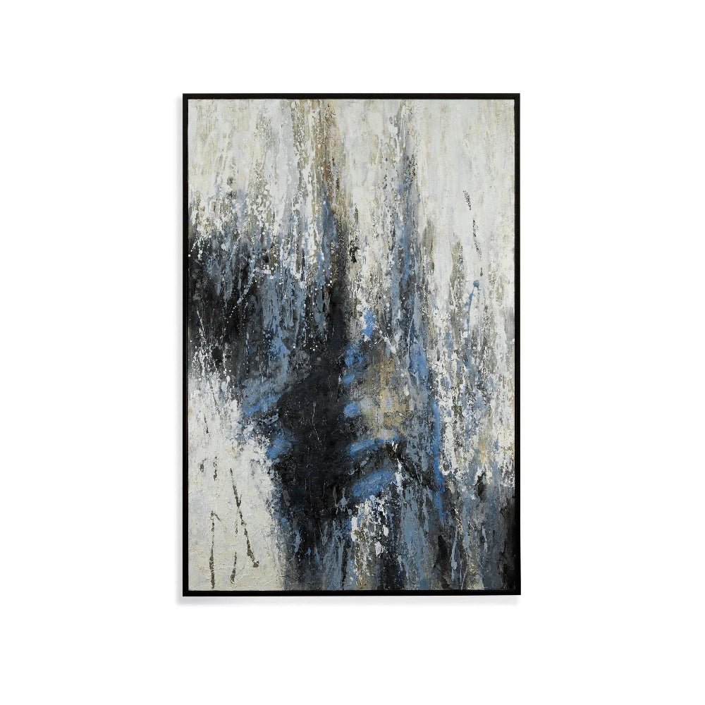 Blue Quiet Canvas Art - LOOMLAN - Bassett Mirror - Canvas Art