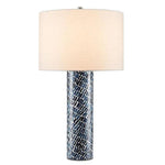 Blue White Indigo Table Lamp - LOOMLAN - Currey & Co - Table Lamps