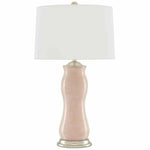 Blush Silver Leaf Ondine Table Lamp - LOOMLAN - Currey & Co - Table Lamps