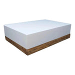 Bodhi Outdoor White Rectangular Coffee Table - LOOMLAN - Artesia - Coffee Tables