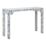 Bone Inlay Made Blue Console Table - LOOMLAN - Chelsea House - Console Tables