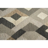 Bong Geometric Brown Large Area Rugs For Living Room - LOOMLAN - LOOMLAN - Area Rugs