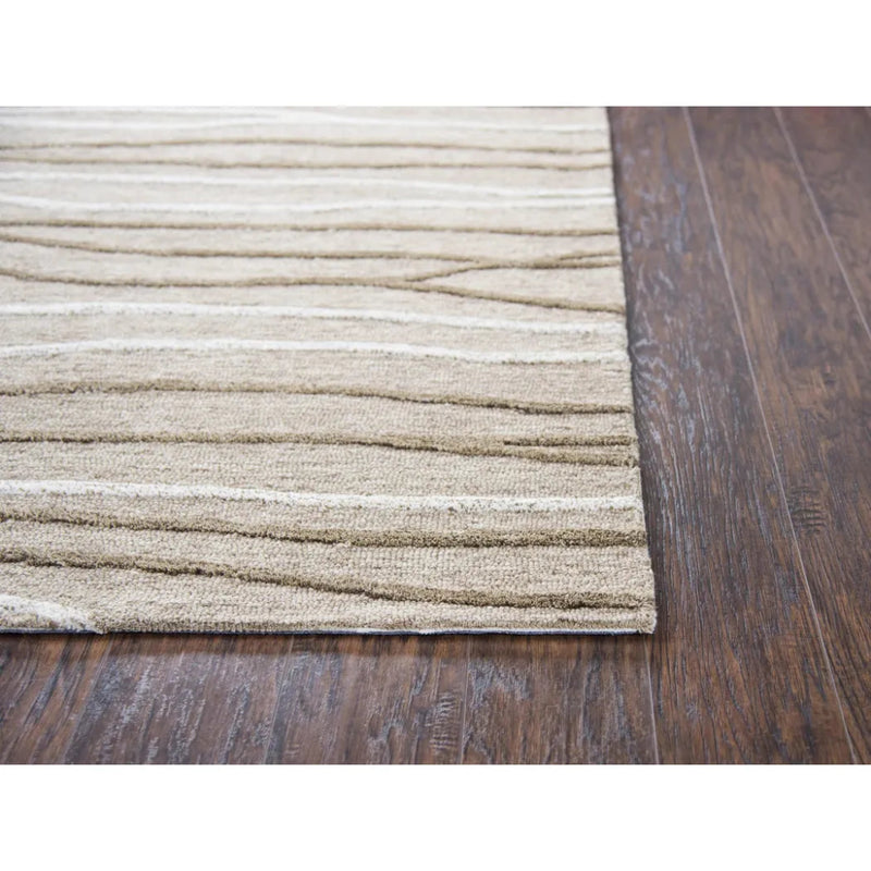 Boot Lines Beige Large Area Rugs For Living Room - LOOMLAN - LOOMLAN - Area Rugs