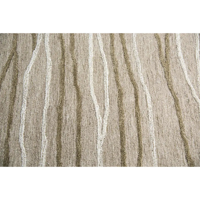 Boot Lines Beige Large Area Rugs For Living Room - LOOMLAN - LOOMLAN - Area Rugs