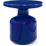 Bottle Accent Table - Navy Blue Outdoor End Table - LOOMLAN - Seasonal Living - Outdoor Side Tables