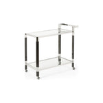 Boulevardier Steel Frame Bar Cart - LOOMLAN - Wildwood - Home Bar Carts