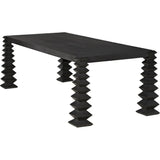 Brancusi Table - LOOMLAN - Noir - Dining Tables