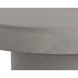 Brando Concrete Outdoor Round Coffee Table - LOOMLAN - SUNPAN - Outdoor Coffee Tables
