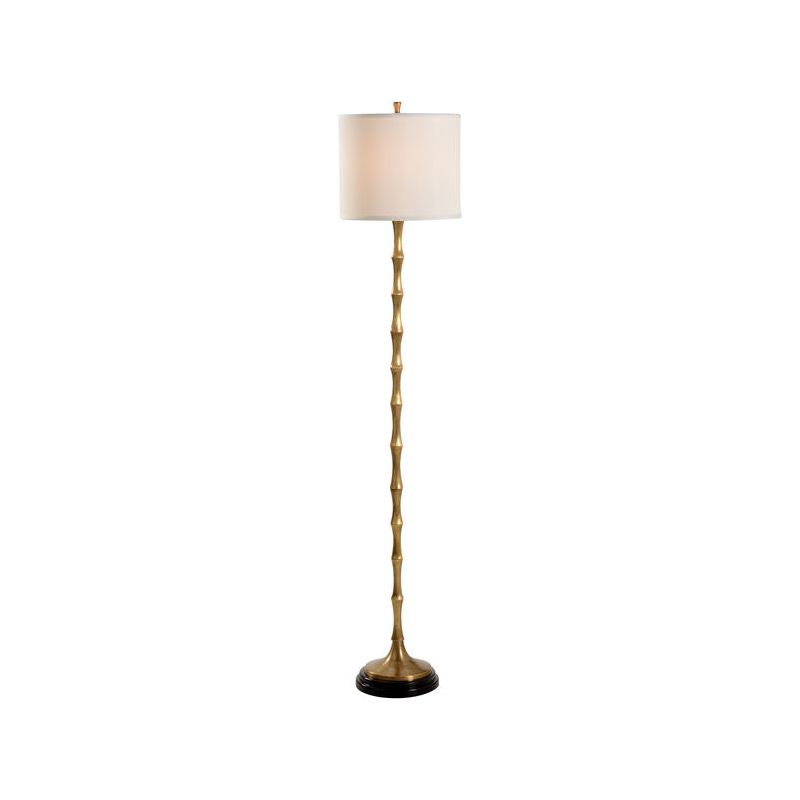 Brantley Bamboo Designed Brass Floor Lamp - LOOMLAN - Wildwood - Floor Lamps