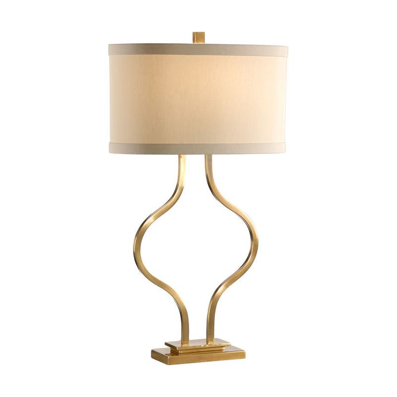 Brass Bow Antiqued Brass Finish Table Lamp - LOOMLAN - Wildwood - Table Lamps