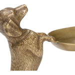 Brass Dachshund Gold Accent Piece Sculpture - LOOMLAN - Wildwood - Statues & Sculptures