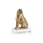 Brass Kat Gold Accent Sculpture - LOOMLAN - Wildwood - Statues & Sculptures