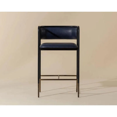 Brenan Leather Effortlessly Barstool - LOOMLAN - SUNPAN - Bar Stools