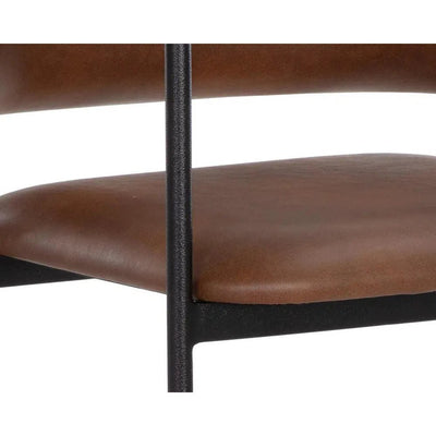 Brenan Leather Effortlessly Barstool - LOOMLAN - SUNPAN - Bar Stools