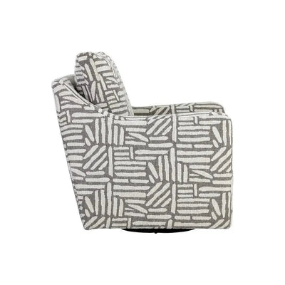 Brianna Fabric Swivel Lounge Chair - LOOMLAN - SUNPAN - Club Chairs