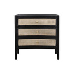 Bricee Sustainable Wood 3 Drawers Side Table - LOOMLAN - Artesia - Nightstands