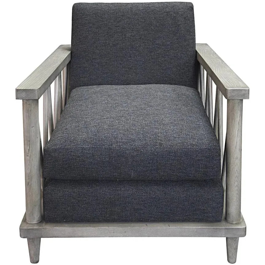 Bridge Fabric Stylish Armchair - LOOMLAN - CFC - Accent Chairs