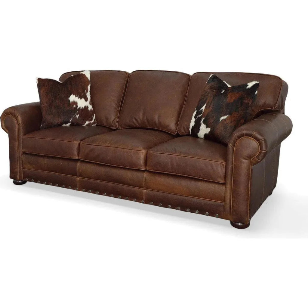 Bridge to - Brooklyn Style Hand Leather Couch - LOOMLAN - Uptown Sebastian - Sofas & Loveseats