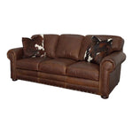 Bridge to - Brooklyn Style Hand Leather Couch - LOOMLAN - Uptown Sebastian - Sofas & Loveseats