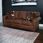 Bridge to - Brooklyn Style Hand Leather Couch - LOOMLAN - Uptown Sebastian - Sofas & Loveseats