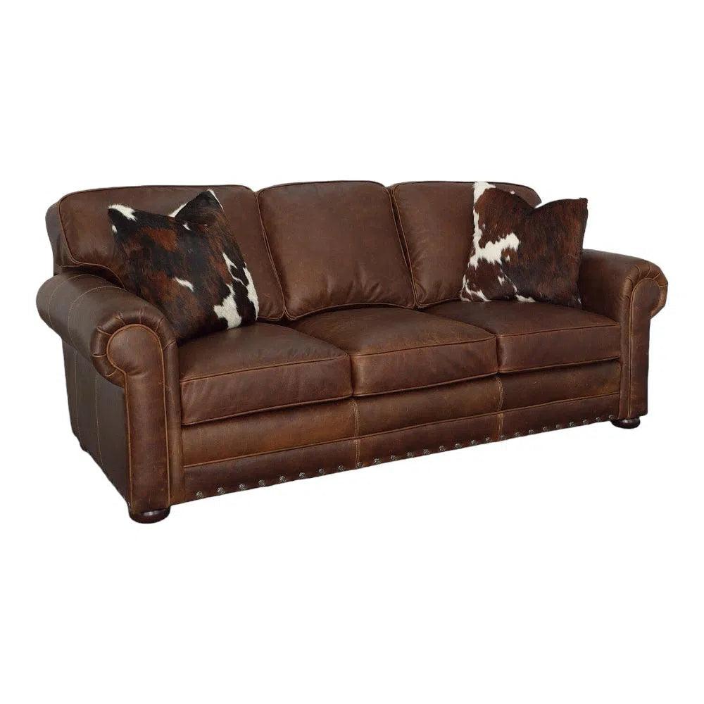 Bridge to - Brooklyn Style Hand Leather Couch - LOOMLAN - Uptown Sebastian - Sofas & Loveseats