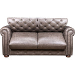 Bridgeport Sleep Loveseat With Queen Foam Mattress - LOOMLAN - Sofas & Loveseats