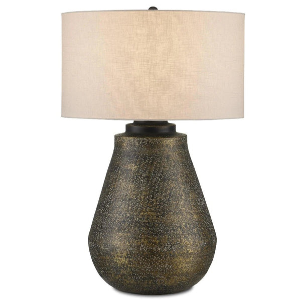 Brigadier Brass Table Lamp - LOOMLAN - Currey & Co - Table Lamps