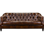 Brighton Elegant Design Leather Sofa - LOOMLAN - Sofas & Loveseats