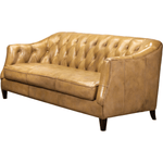 Brighton Elegant Design Leather Sofa - LOOMLAN - Sofas & Loveseats