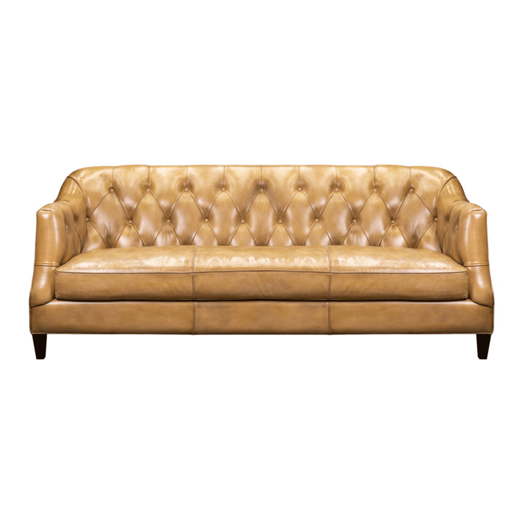 Brighton Elegant Design Leather Sofa - LOOMLAN - Sofas & Loveseats