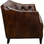 Brighton Elegant Design Leather Sofa - LOOMLAN - Sofas & Loveseats