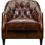 Brighton Leather Classic Elegance Chair - LOOMLAN - Club Chairs