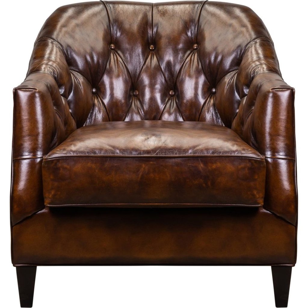 Brighton Leather Classic Elegance Chair - LOOMLAN - Club Chairs