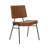 Brinley Leather Armless Dining Chair - LOOMLAN - SUNPAN - Dining Chairs