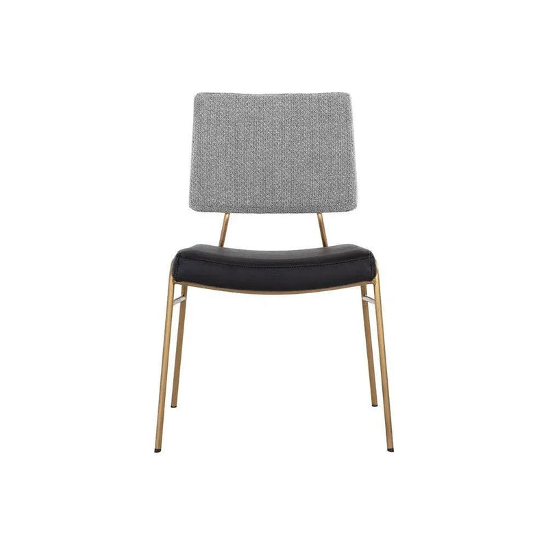 Brinley Leather Armless Dining Chair - LOOMLAN - SUNPAN - Dining Chairs