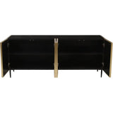 Brogan Wood and Iron Sideboard - LOOMLAN - Moe's Home - Sideboards