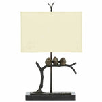 Bronze Black Sparrow Table Lamp - LOOMLAN - Currey & Co - Table Lamps