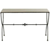 Bronze Polished Concrete Agora Console Table - LOOMLAN - Currey & Co - Console Tables