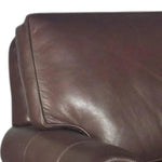 Brown Leather Sofa 3 Seater Leather Couch American Made - LOOMLAN - Uptown Sebastian - Sofas & Loveseats