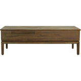 Brown Rectangle Coffee Table Lift & Storage - LOOMLAN - LH Imports - Coffee Tables