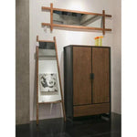 Brown Rectangle Floor Mirror Wood D - Bodhi Collection - LOOMLAN - LH Imports - Floor Mirrors