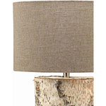 Brown Resin Birch Veneer Tree Forrester Table Lamp - LOOMLAN - Jamie Young - Table Lamps