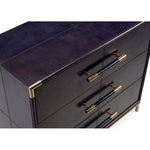 Bruce Black Leather Wrapped Chest - LOOMLAN - Wildwood - Chests